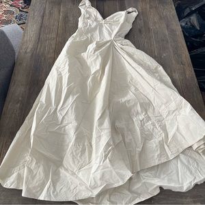 Elegant Cream Women's Dress